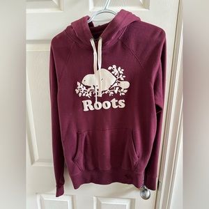 Women’s Burgundy Roots Hoodie Size M
